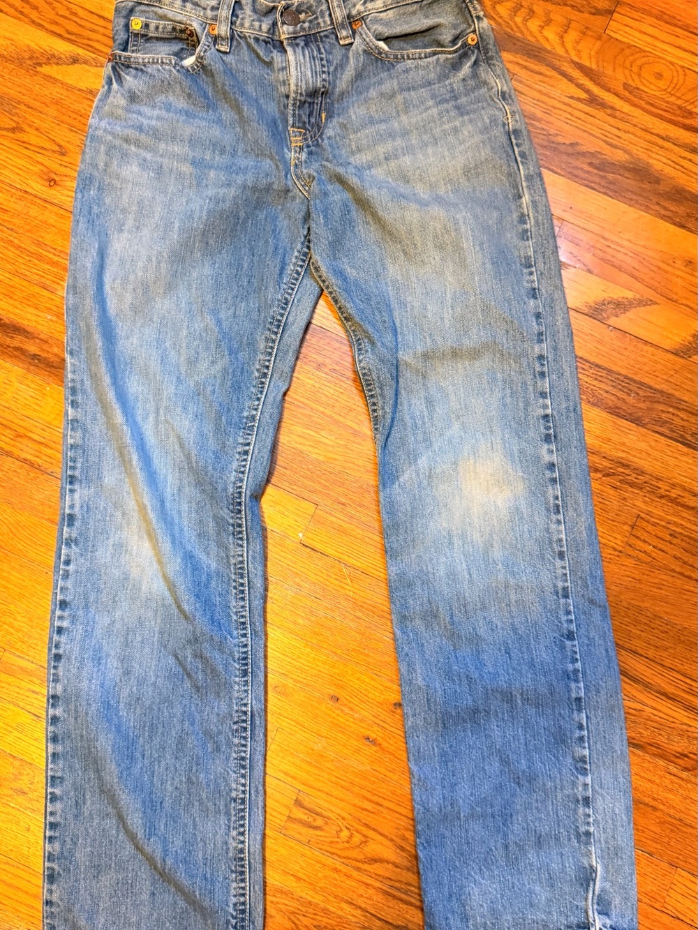 Polo Ralph Lauren 15941 Faded Straight Leg Jeans